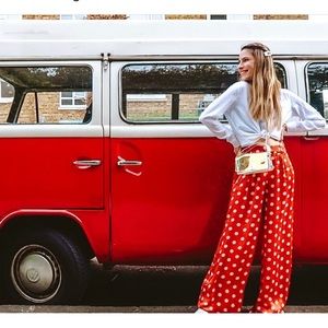 Zara limited edition polka dot pants bloggers fav